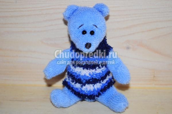 мишка из махрового носка