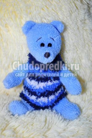 мишка из махрового носка