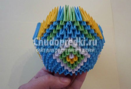 Оригами лебедь