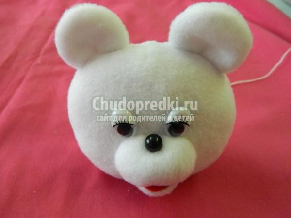 игрушки своими руками. Мишка из флиса