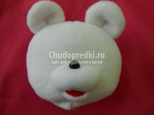 игрушки своими руками. Мишка из флиса