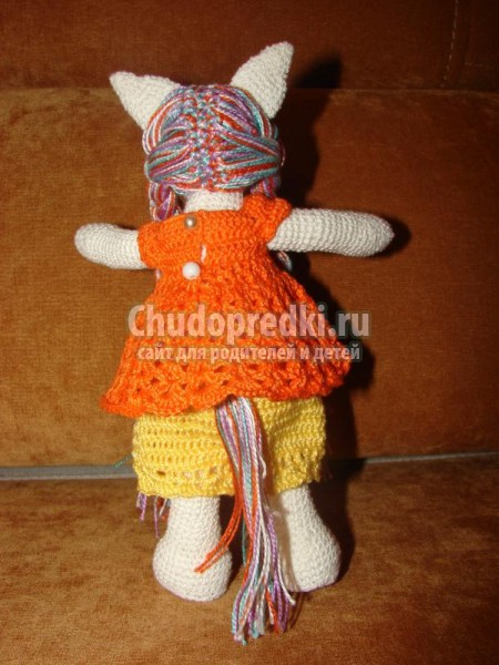 игрушки крючком в технике амигуруми. Лошадка