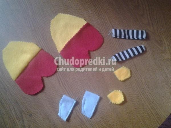 текстильные игрушки. Марионетка-гномик