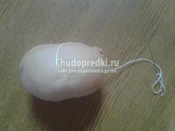 текстильные игрушки. Марионетка-гномик