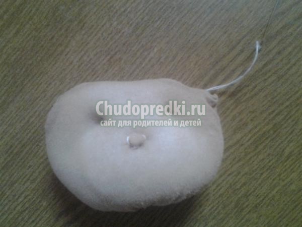 текстильные игрушки. Марионетка-гномик