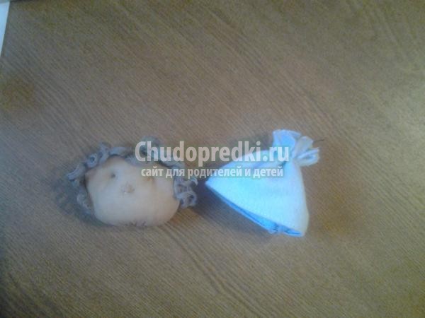 текстильные игрушки. Марионетка-гномик