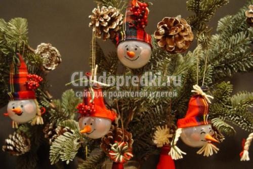 Новогодние игрушки ручной работы