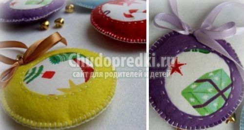 Новогодние игрушки ручной работы
