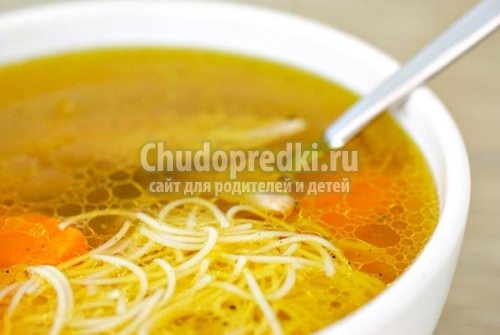 Легкий суп из курицы