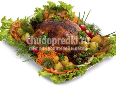 Курица в духовке