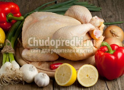 Курица в духовке