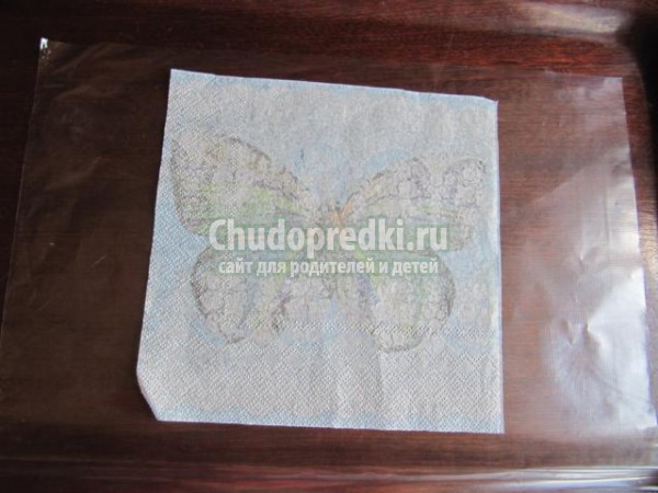 винтажный короб в технике декупаж