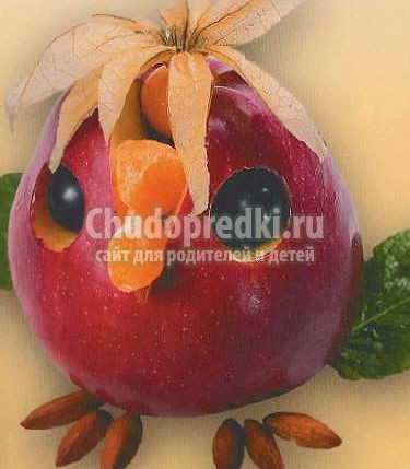 Поделки из фруктов Поделки из фруктов