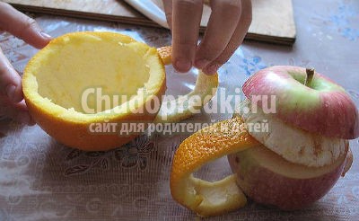 Поделки из фруктов Поделки из фруктов