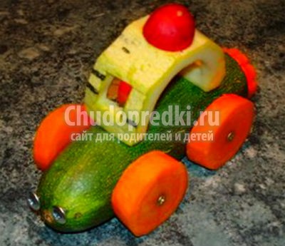 Поделки из овощей и фруктов