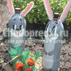 Поделки из бросового материала для дачи
