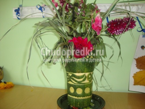 Поделки из кабачков. Поделки из кабачков.