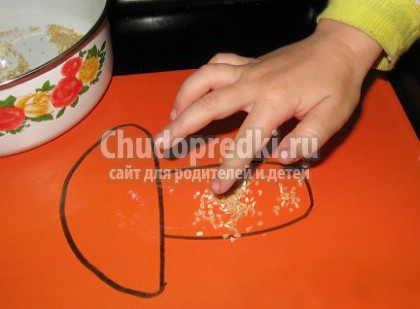 Поделки из крупы