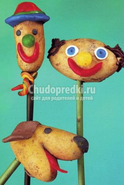 Поделки из картошки Поделки из картошки