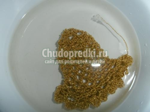 Ажурный колокольчик крючком