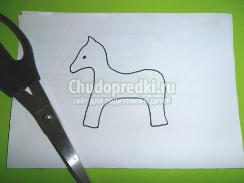 Елочная игрушка своими руками. Лошадка