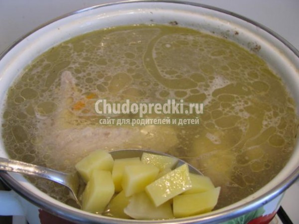 свекольный борщ с курицей