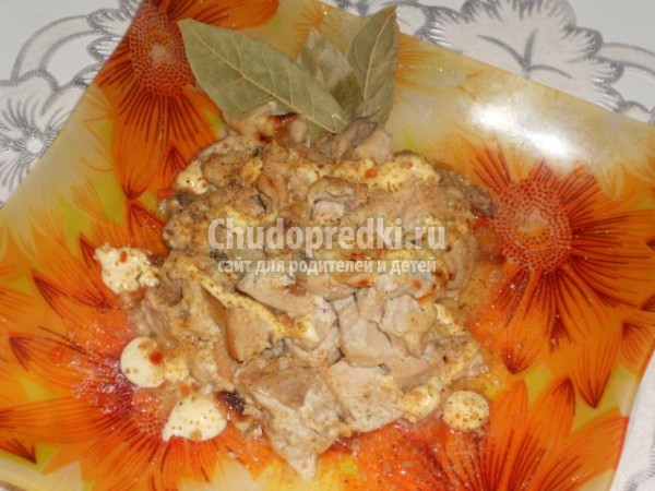 жульен с курицей и грибами