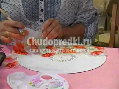 Декупаж часов