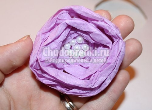 Как сделать из бумаги цветок