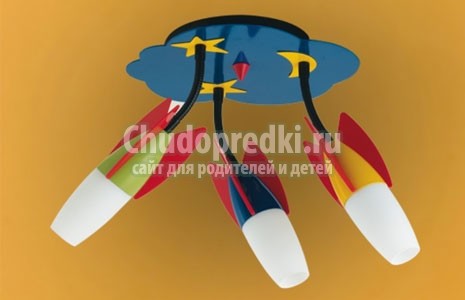 Выбираем светильник для детской комнаты