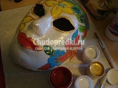 Маска из папье - маше