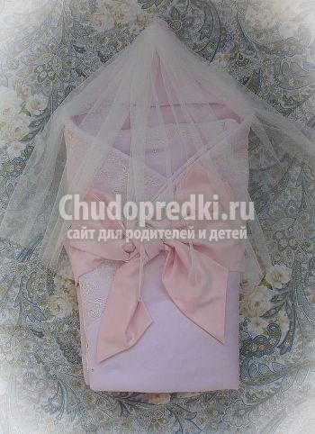 Конверт для новорожденного своими руками