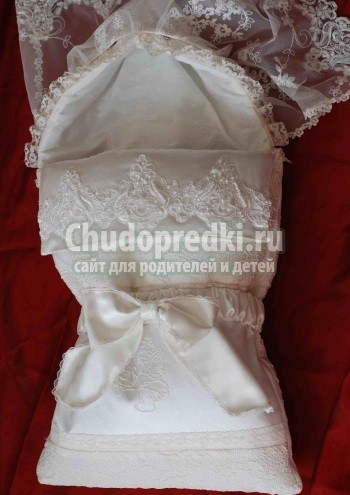 Конверт для новорожденного своими руками