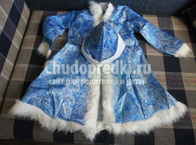 Костюм Снегурочки своими руками