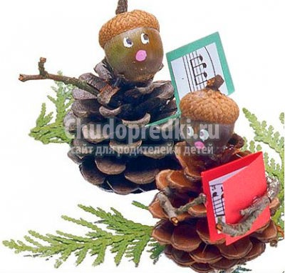 Поделки из шишек для сада Поделки из шишек для сада