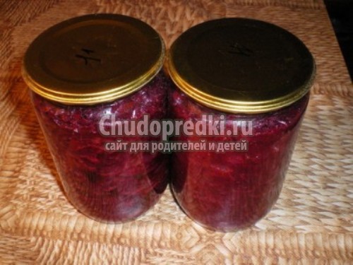 Салат из свеклы на зиму