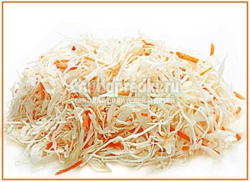 Салат из капусты с уксусом