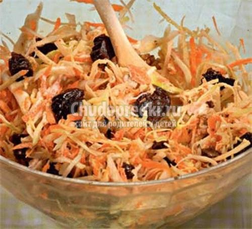 Салат из капусты с уксусом