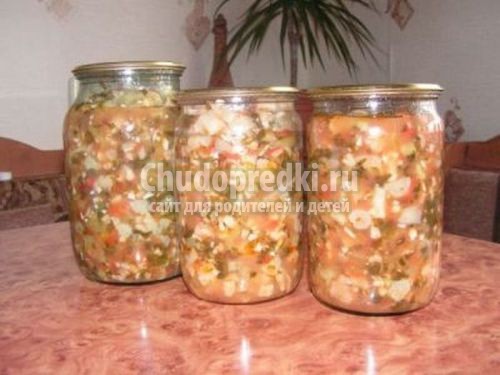 Салат острый на зиму