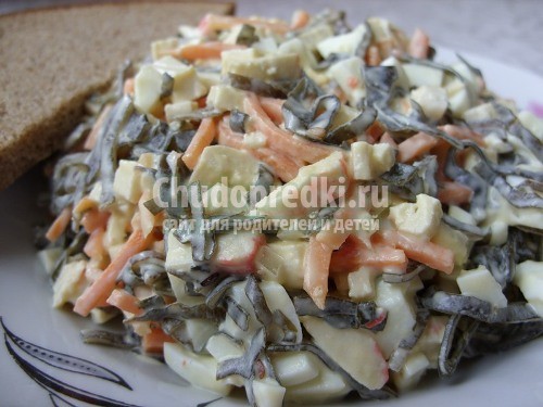 Крабовый салат с капустой