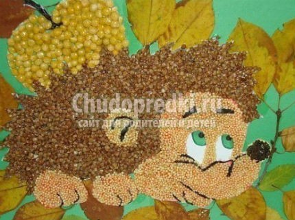 Картины из крупы