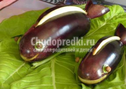 Поделки из баклажана Поделки из баклажана