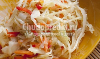 Салат на зиму из капусты