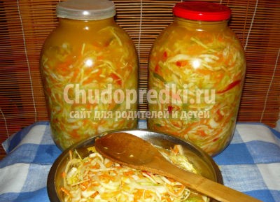 Салат на зиму из капусты