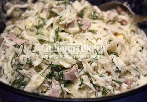 Салат из редьки