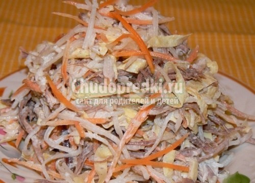 Салат из редьки