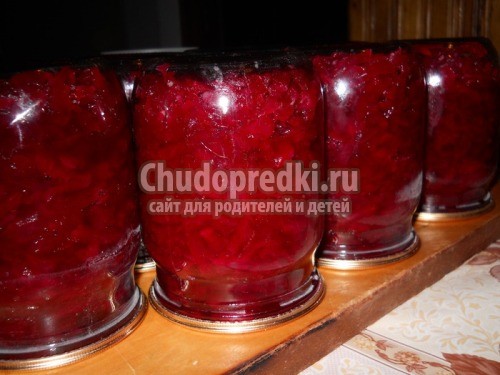 Салат из свеклы на зиму