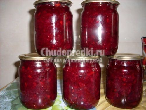Салат из свеклы на зиму