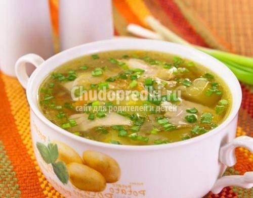 Суп из чечевицы с курицей