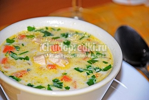 Суп из чечевицы с курицей